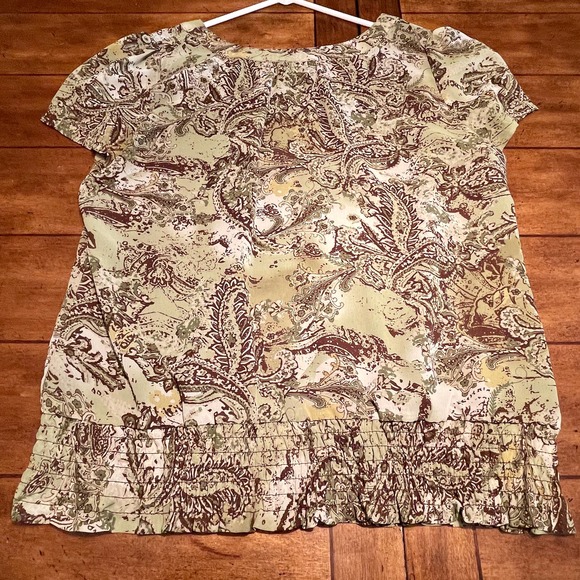 Apt. 9 Two Dif Women's Tops as 1 Lot Sz L & XL Short Sleeve Pullover S1032-.01 - Picture 8 of 10